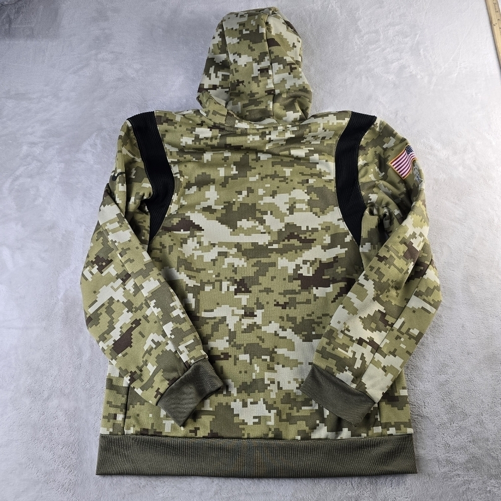 Nike Boys Raiders Salute To Service Green Camo Geometric Hoddie sz Lg (14/16) - Picture 2 of 7